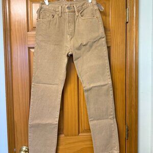 Levi's 501 Khaki Jeans - 27x30